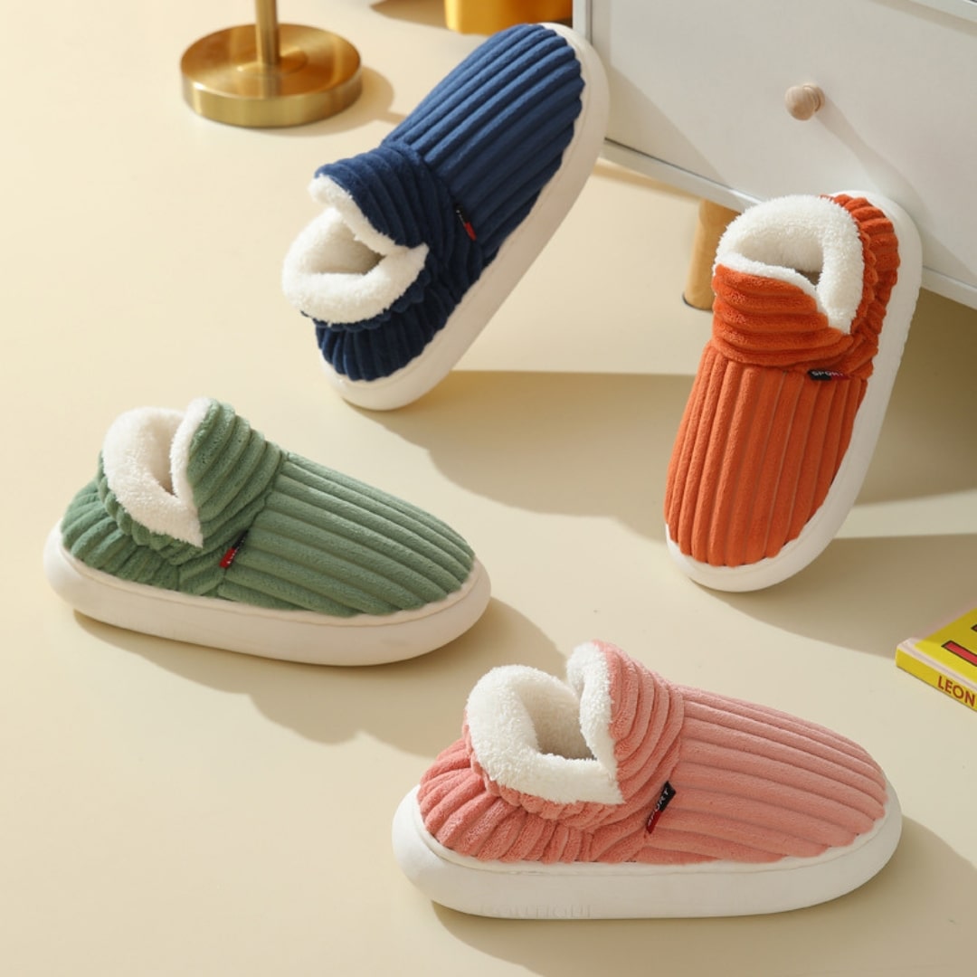 Ambre™ | Pantoufles Douces et Luxueuses avec Semelle Antidérapante