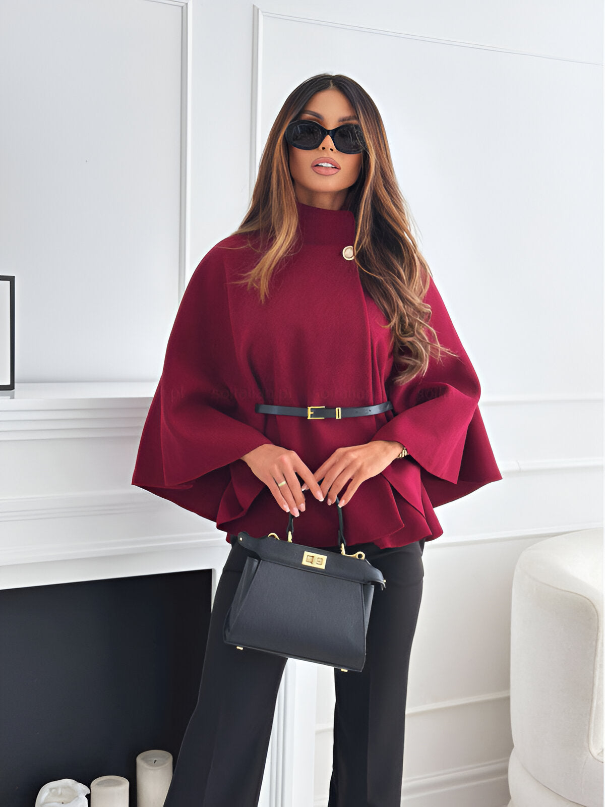 Amélie™ | Manteau Chique à Ceinture