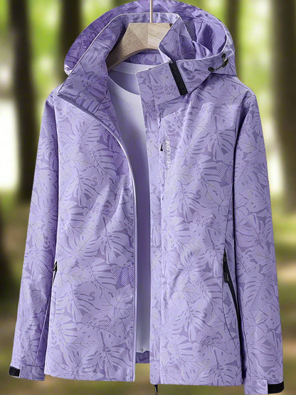 Liora™ | Manteau Imperméable avec Capuche