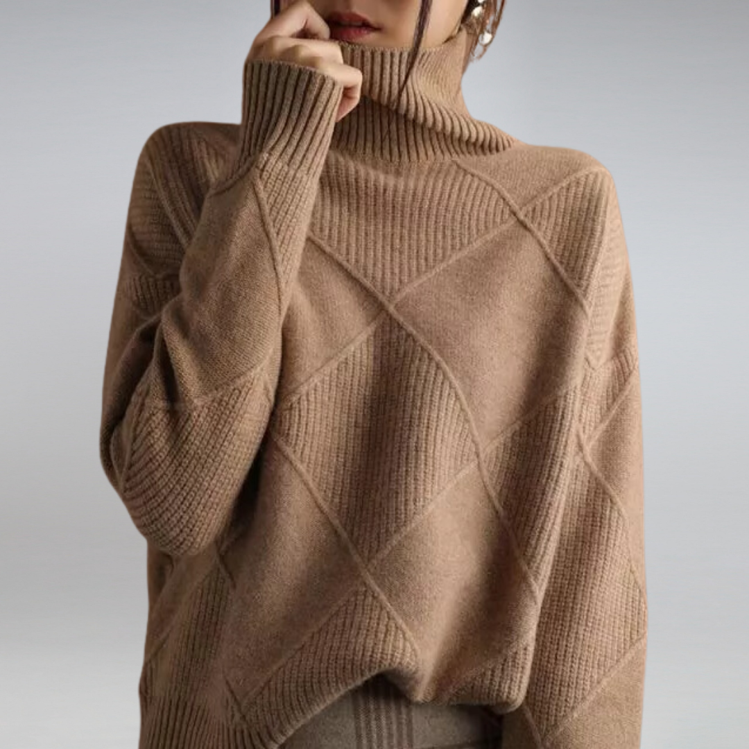 Elena™ | Pull Premium à Col Montant