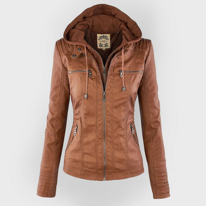 Désirée™ | Veste de motard à capuche