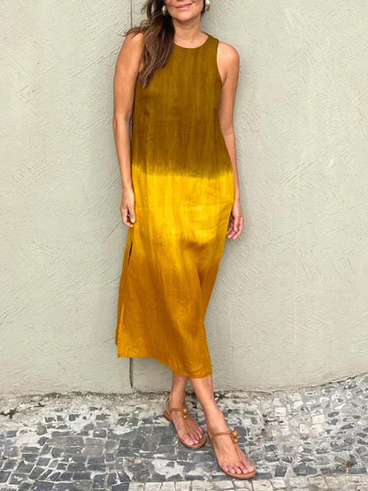Aurelia™ | Robe Élégante avec Imprimé Naturel