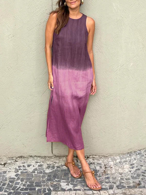 Aurelia™ | Robe Élégante avec Imprimé Naturel