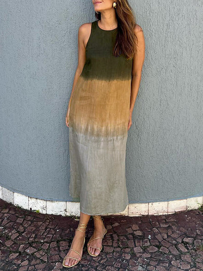 Aurelia™ | Robe Élégante avec Imprimé Naturel