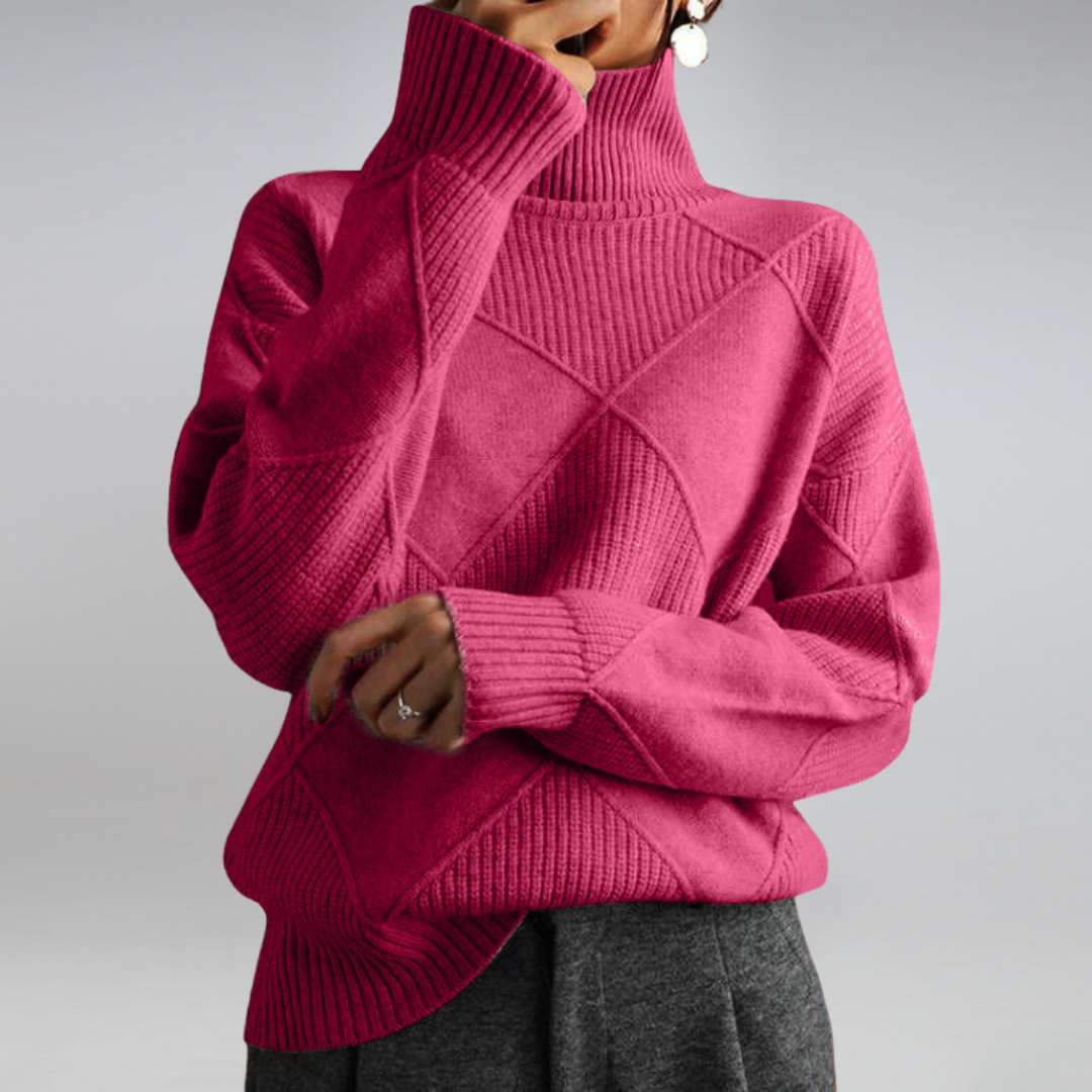 Elena™ | Pull Premium à Col Montant