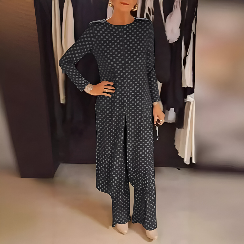 Jeanne™ | Ensemble de Deux Pièces avec des Pois Joyeux