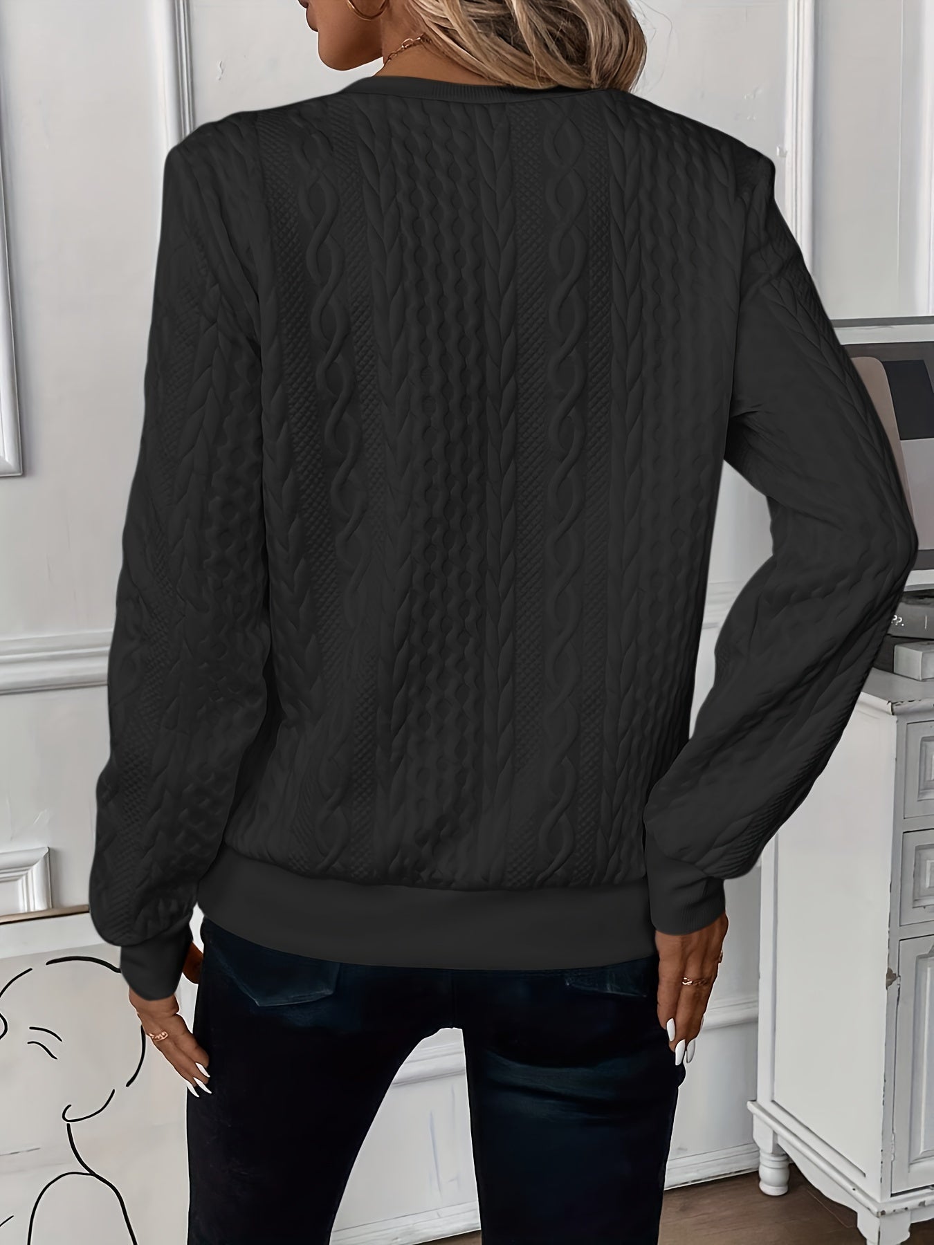 SOLÈNE™ | Pull en Tricot élégant et Stylé