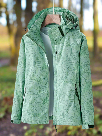 Liora™ | Manteau Imperméable avec Capuche