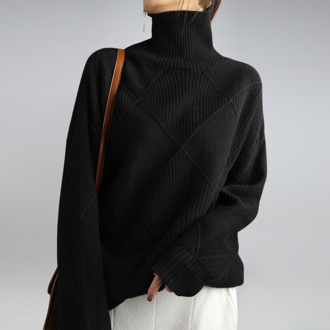 Elena™ | Pull Premium à Col Montant