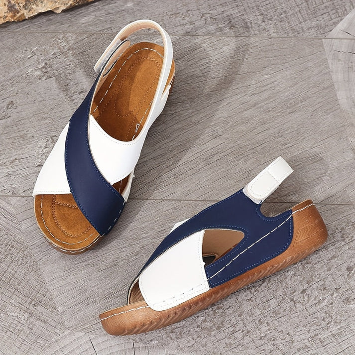 Milena™ |  Sandales orthopédiques bicolores