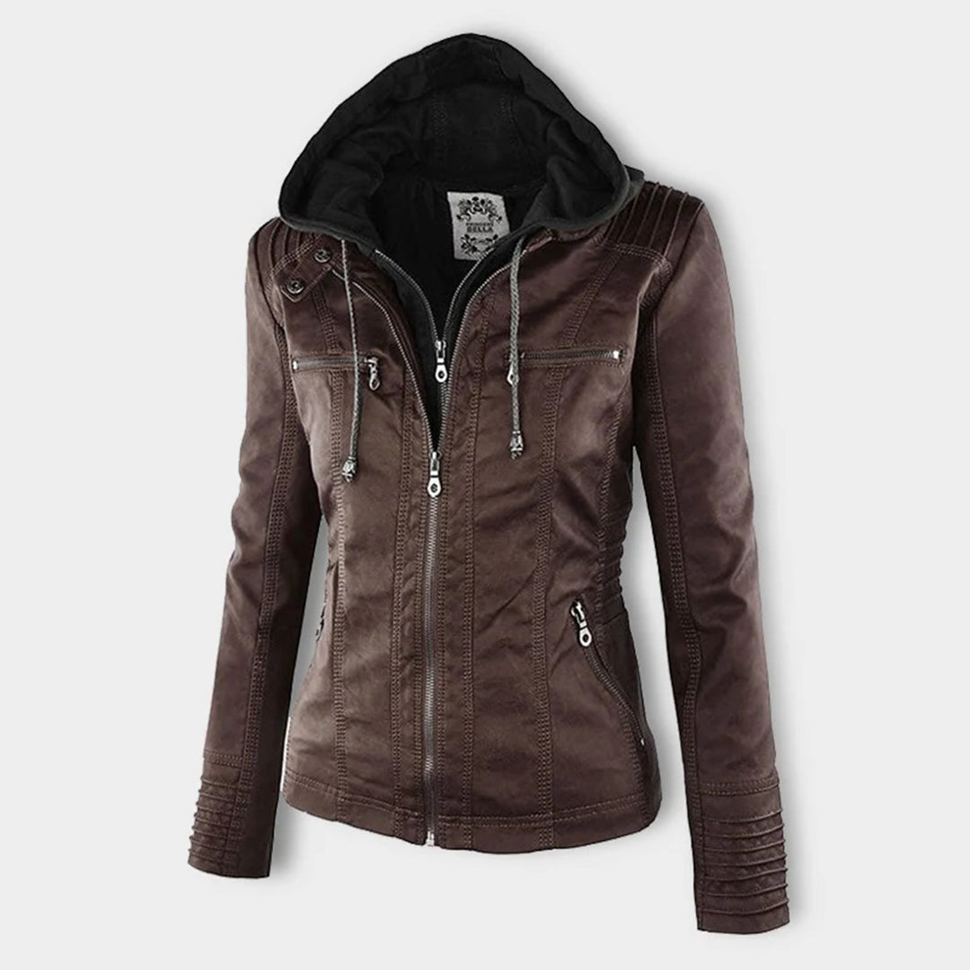 Désirée™ | Veste de motard à capuche