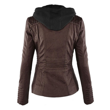 Désirée™ | Veste de motard à capuche