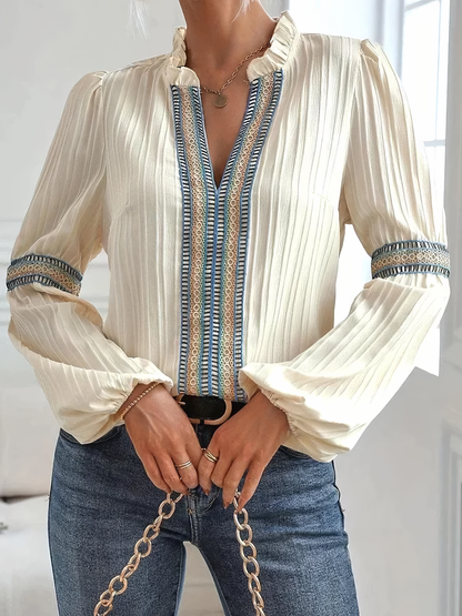 Noémie™ | Blouse en Dentelle