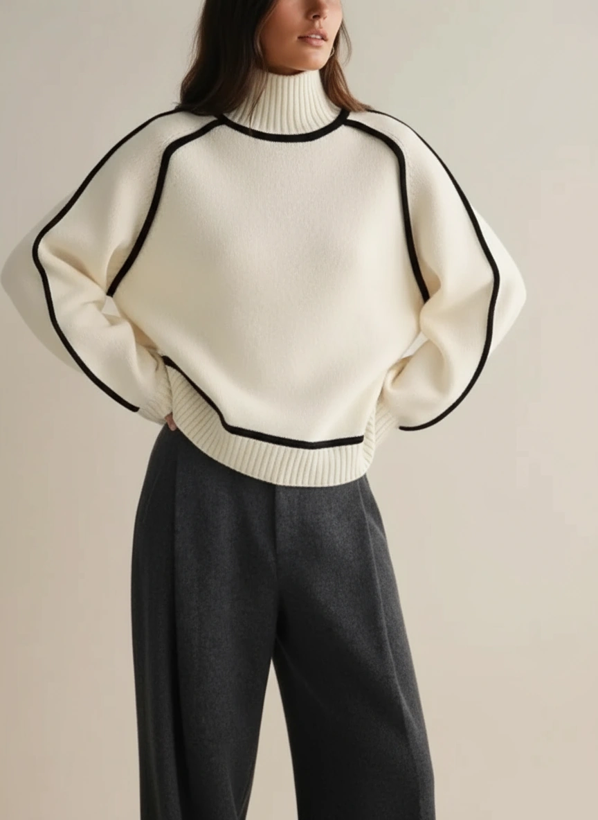Céline™ | Pull Col Roulé Essential