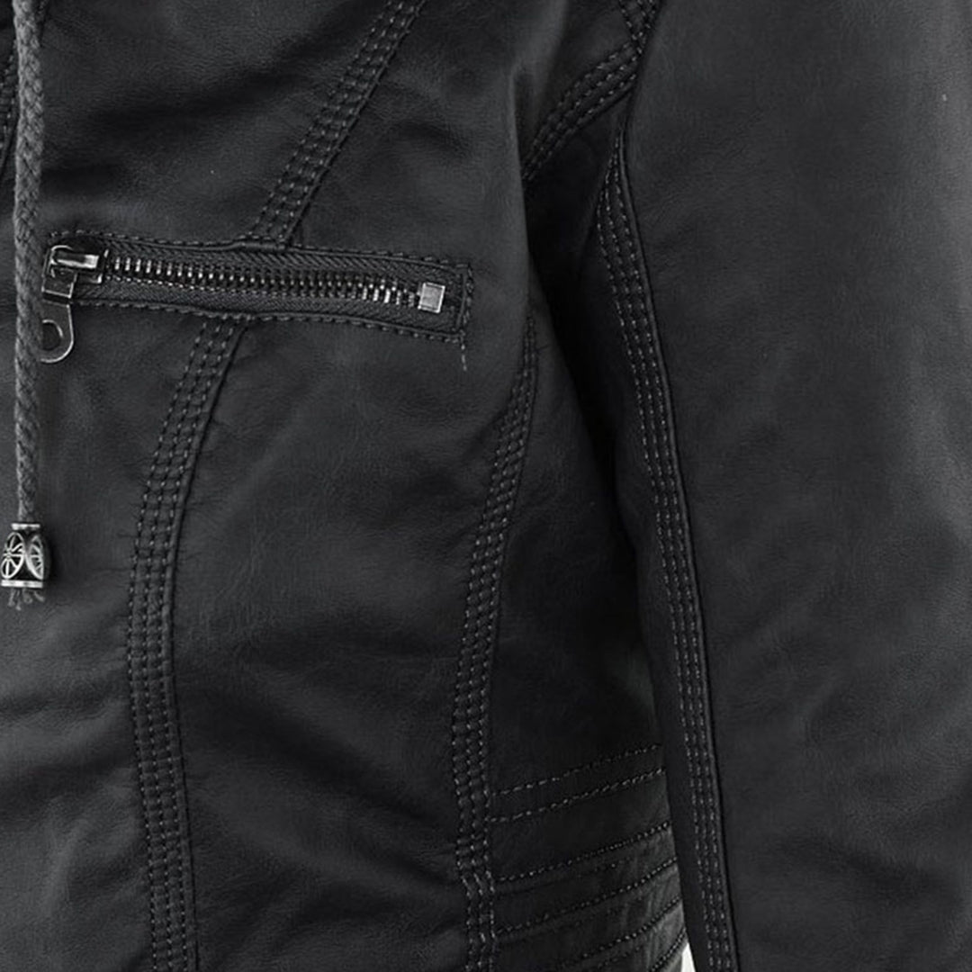 Désirée™ | Veste de motard à capuche