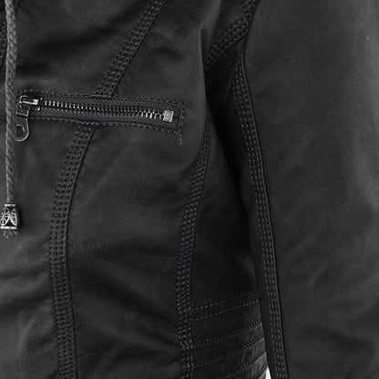 Désirée™ | Veste de motard à capuche