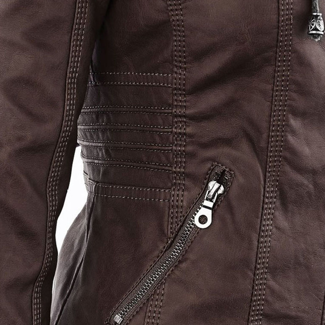 Désirée™ | Veste de motard à capuche