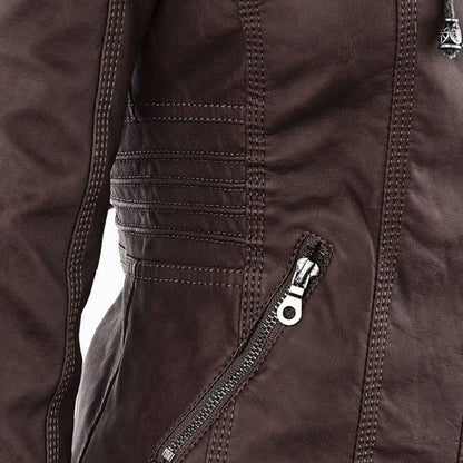 Désirée™ | Veste de motard à capuche