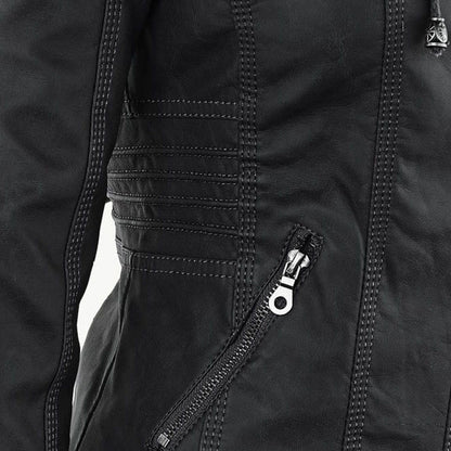 Désirée™ | Veste de motard à capuche