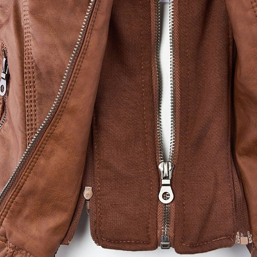 Désirée™ | Veste de motard à capuche