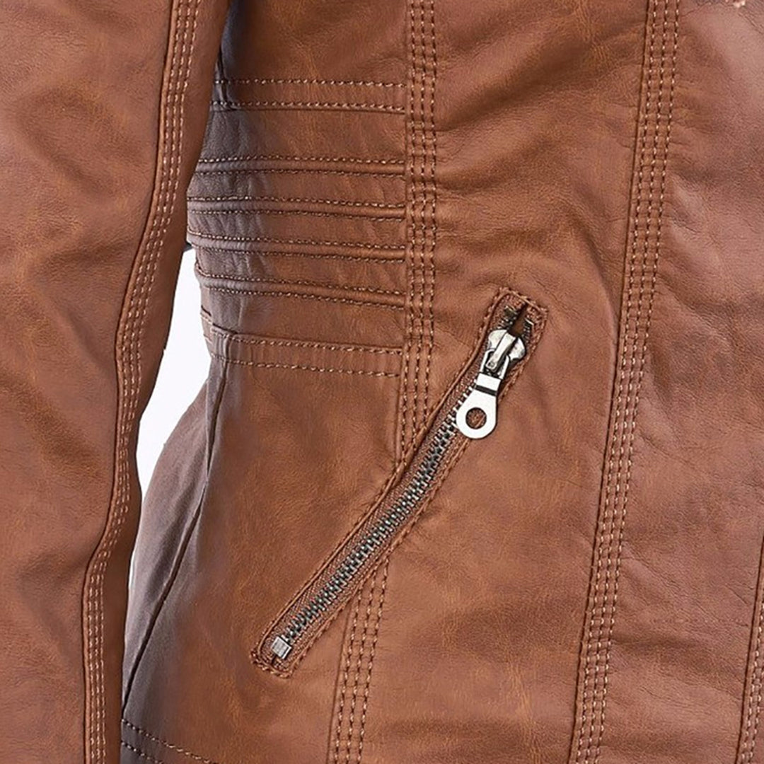 Désirée™ | Veste de motard à capuche