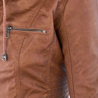 Désirée™ | Veste de motard à capuche