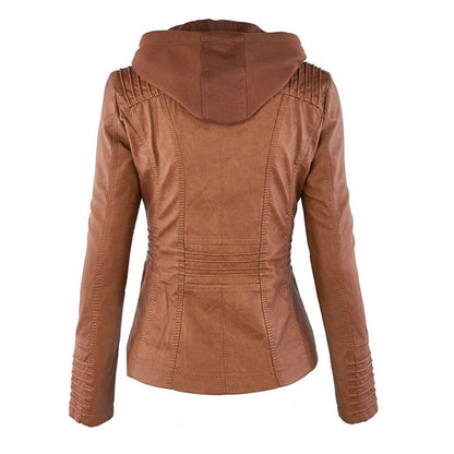 Désirée™ | Veste de motard à capuche