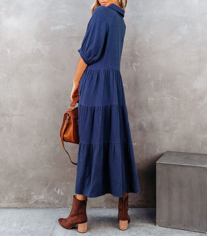 Lise™ | Robe Chemise Volants Luxueuse