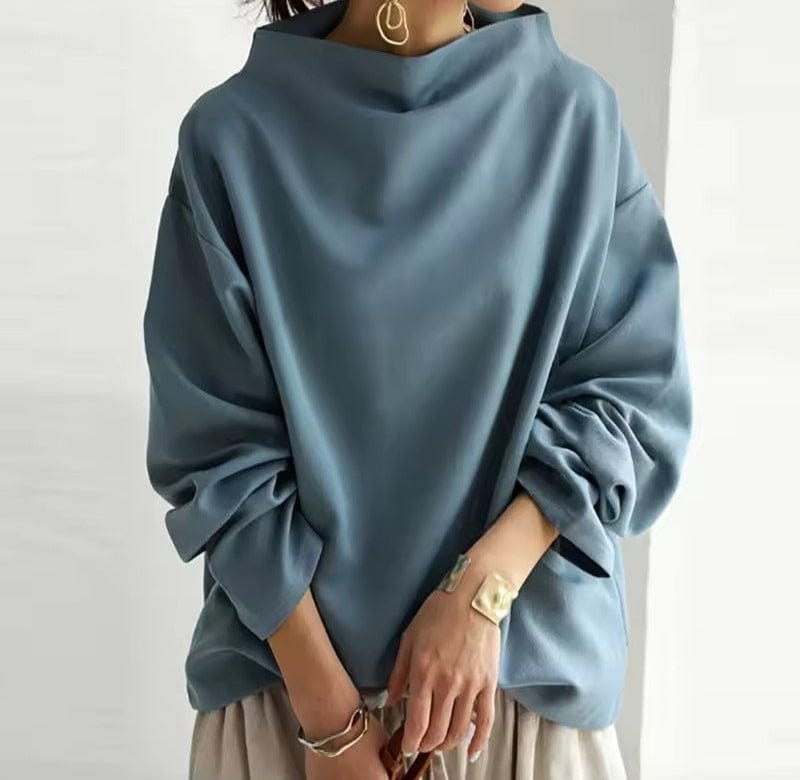 Clara™ | Blouse Élégante à Col Bateau