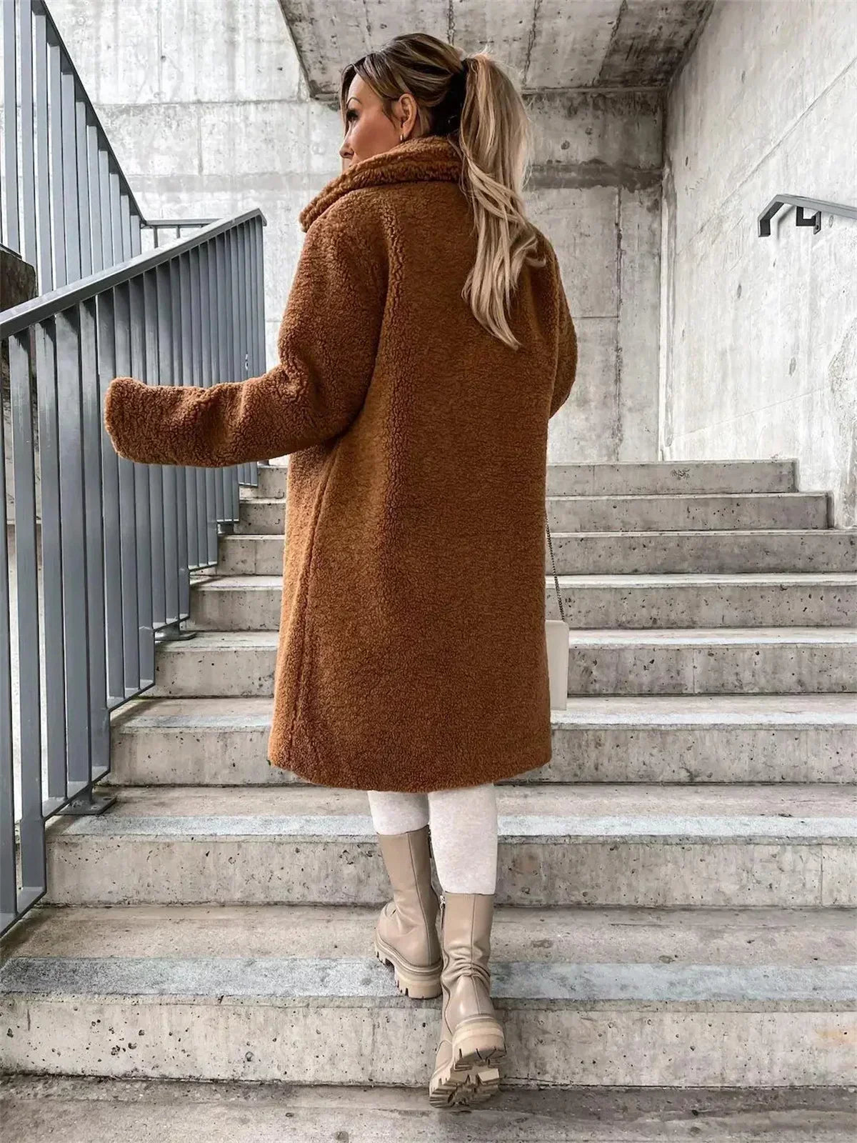 Lina™ | Veste Teddy chaude