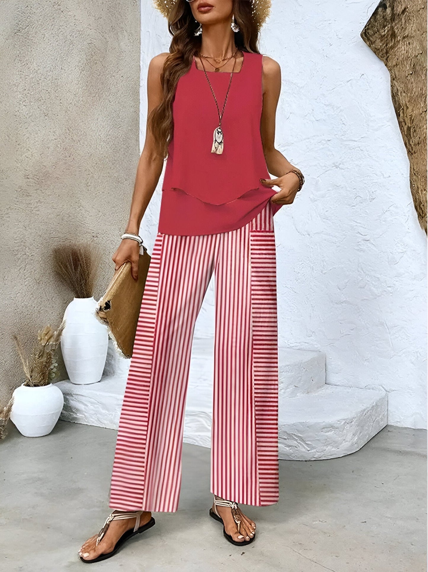 Elisa™ | Ensemble d'Été Élégant