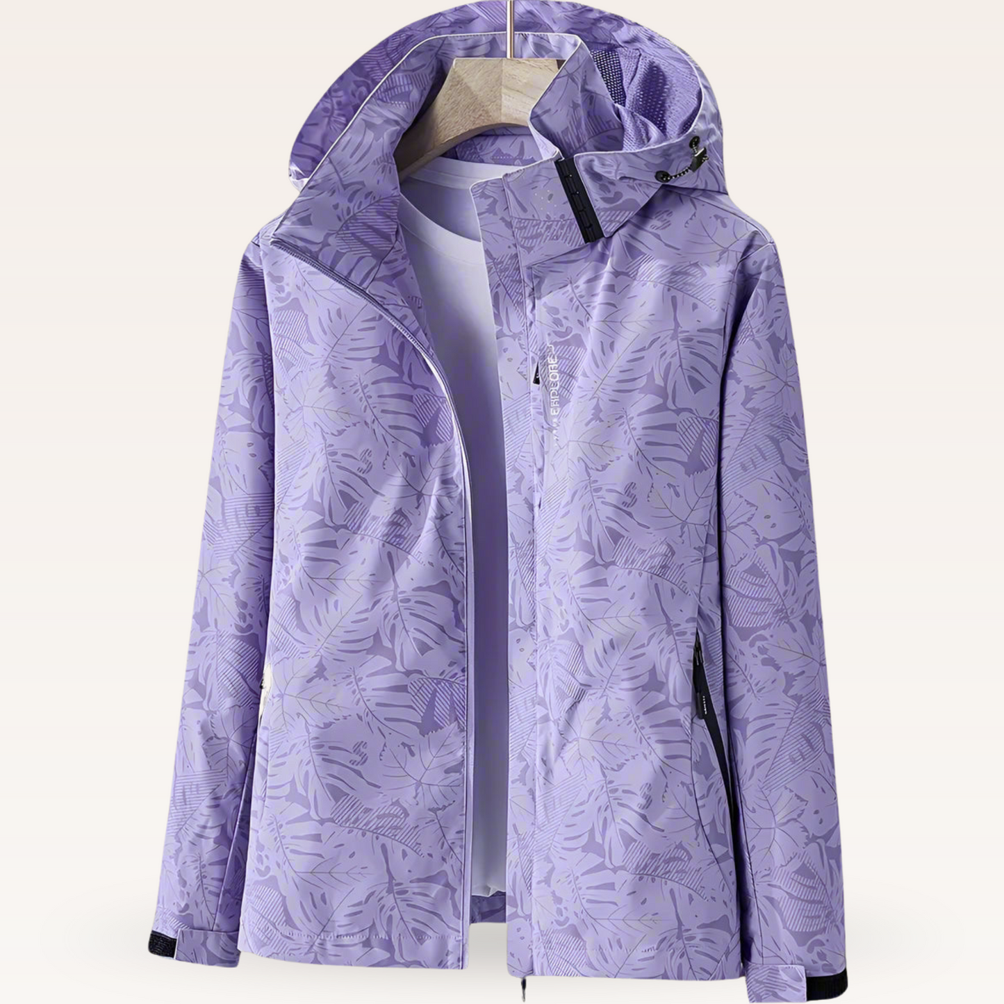 Liora™ | Manteau Imperméable avec Capuche