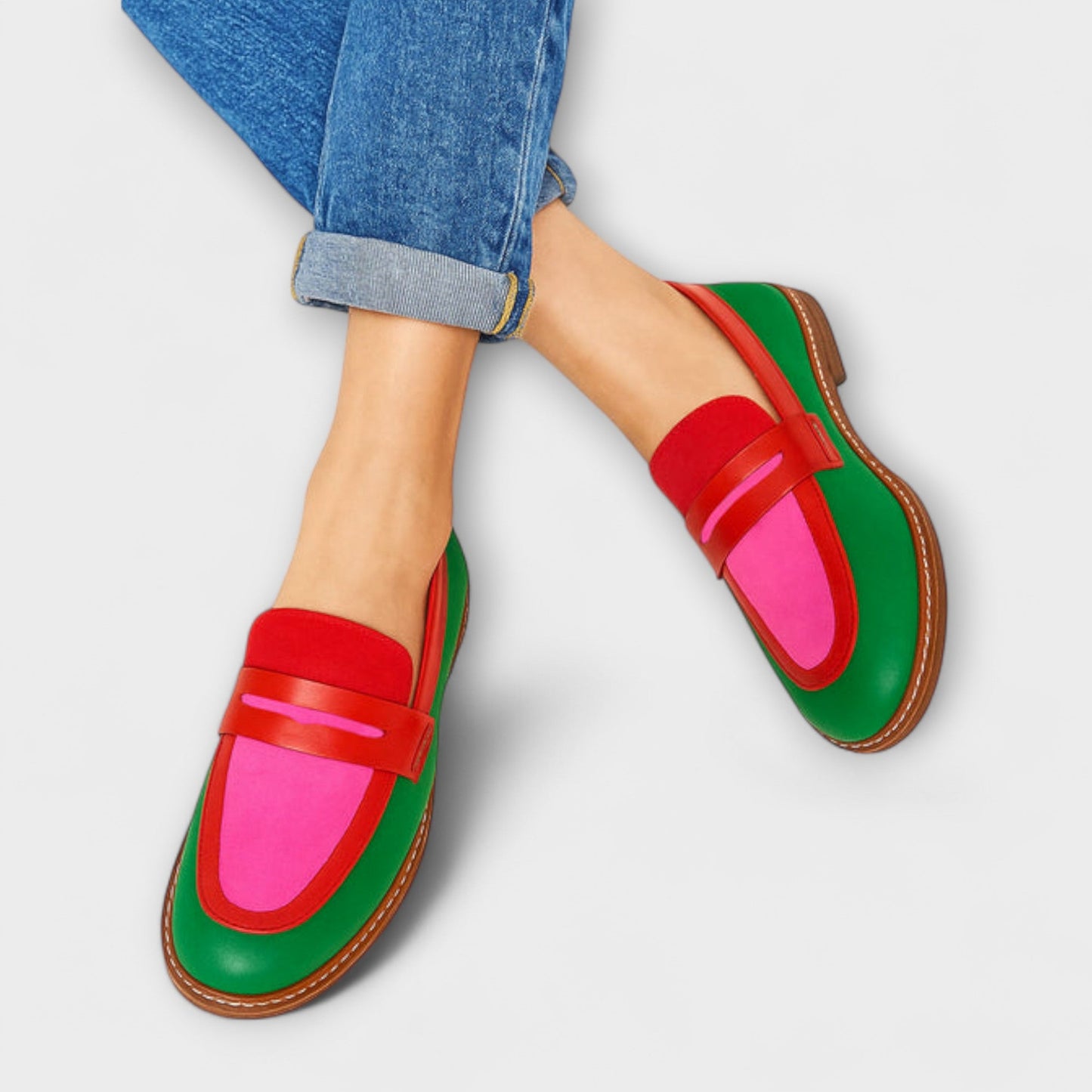 Clara™ | Mocassins décontractés en coloris bloc