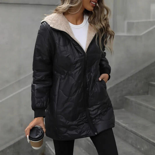 Anna™ | Veste thermique élégante et légère avec zip et capuche