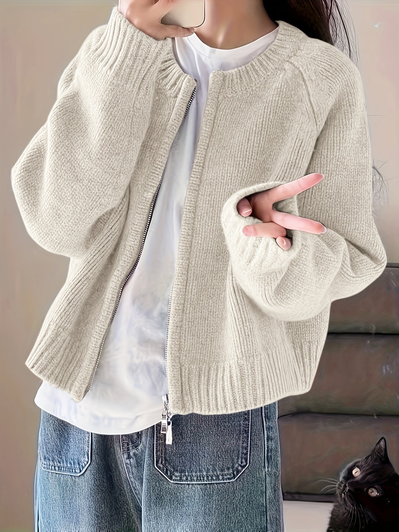 SOLÈNE™ | Cardigan Chaud et Polyvalent