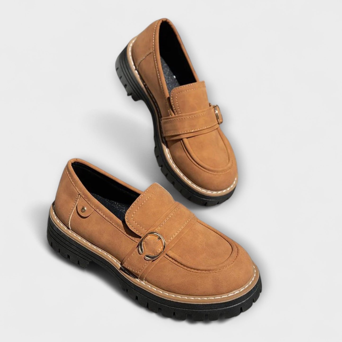 Sylvie™ | Mocassins Décontractés à Bout Rond