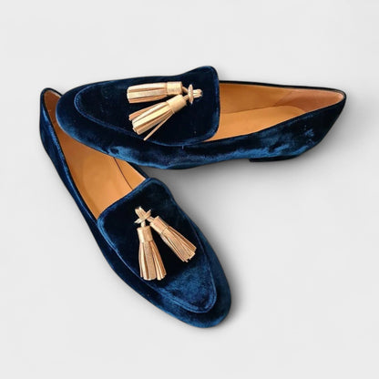 Serena™ | Mocassins Vintage avec Franges