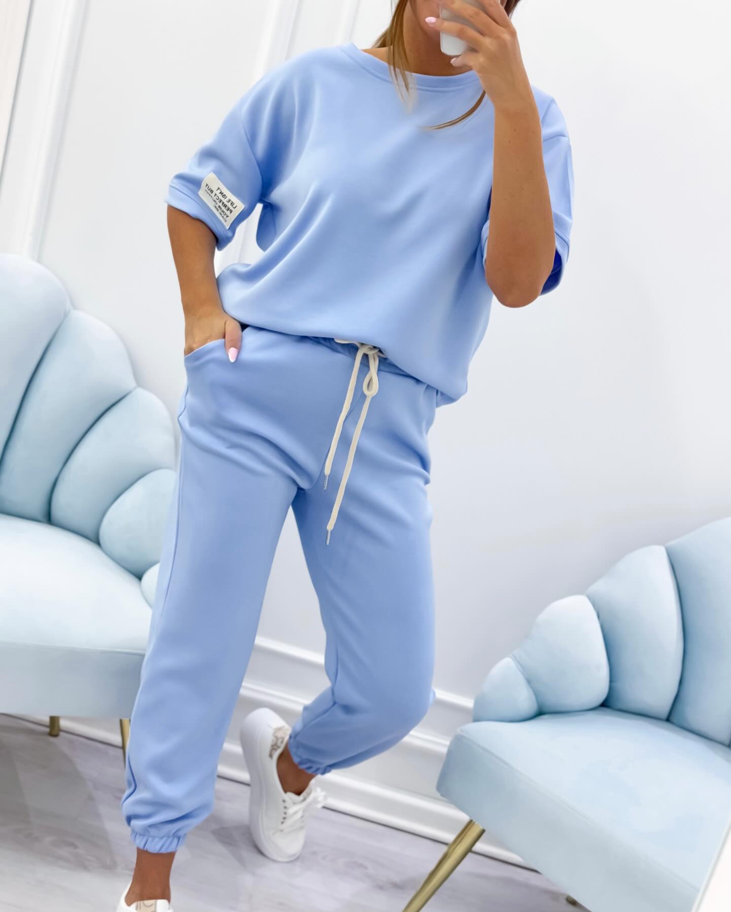 Elise™ | Ensemble lounge à manches courtes