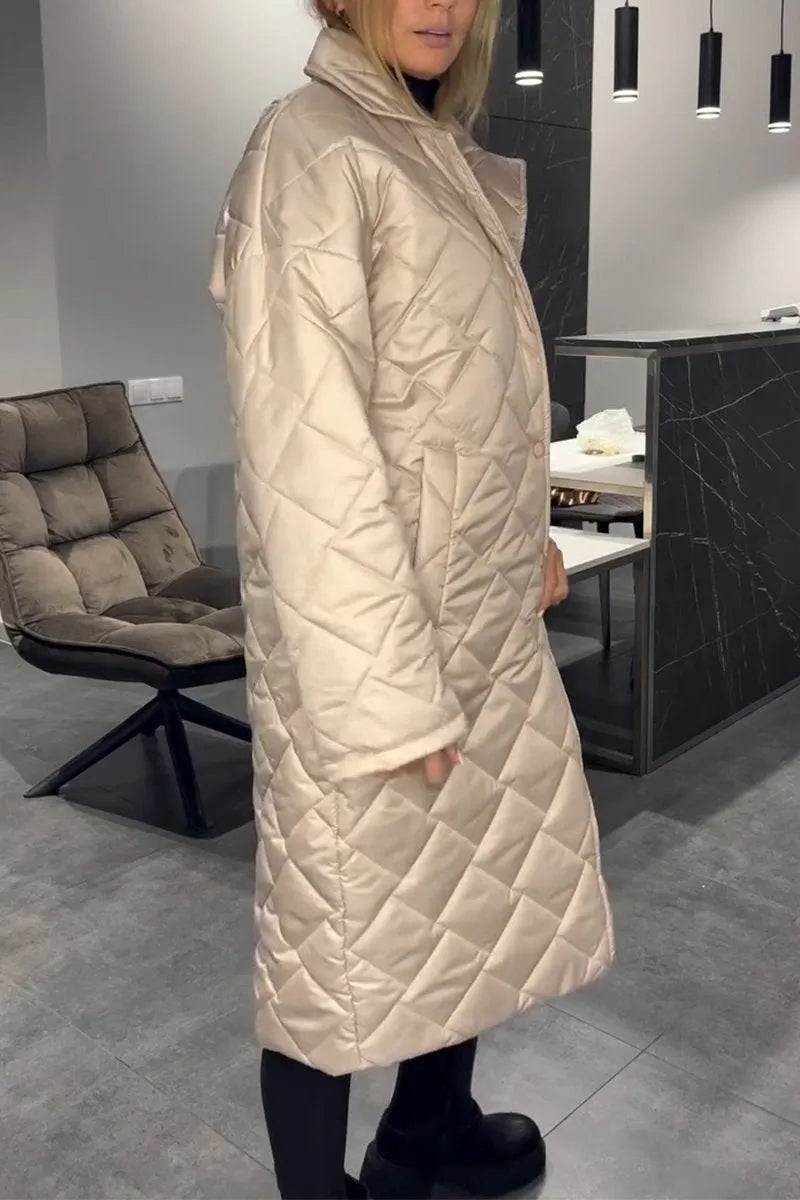 Valérie™ | Veste Matelassée Réversible avec Doublure Imprimée Léopard