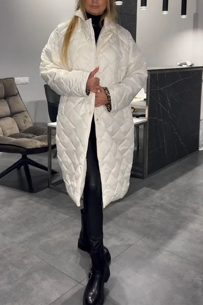 Valérie™ | Veste Matelassée Réversible avec Doublure Imprimée Léopard