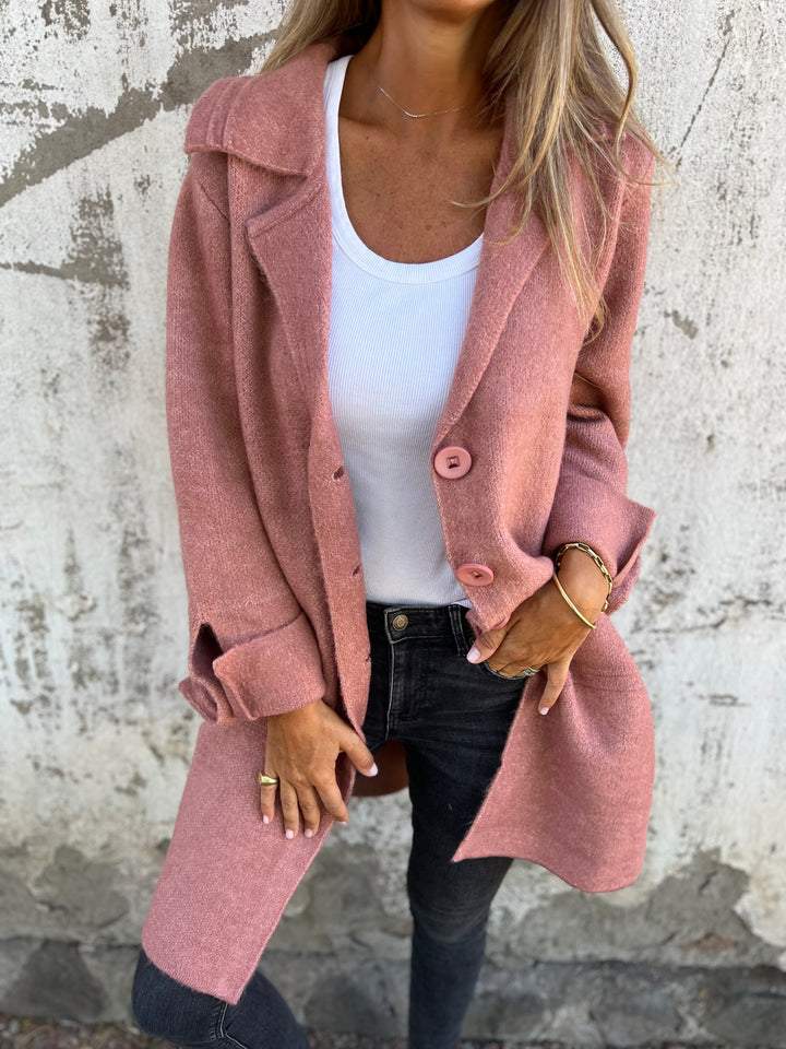 SOLÈNE™ | Manteau en Laine Classique Moderne