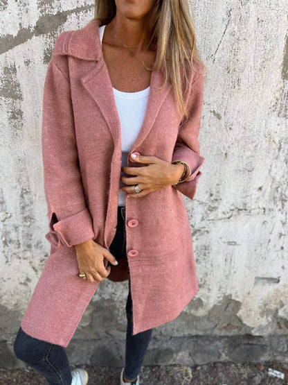 SOLÈNE™ | Manteau en Laine Classique Moderne
