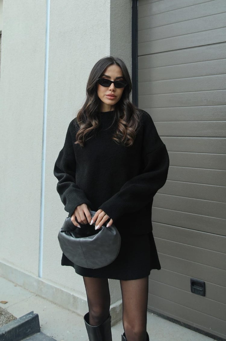 Chantal™ | Ensemble polyvalent Pull et Jupe