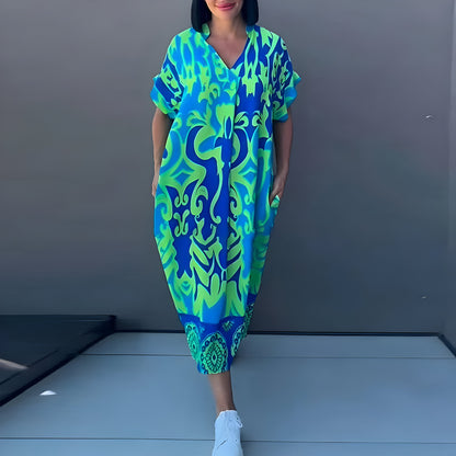 Zoé™ | Robe Maxi avec Imprimé Coloré